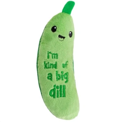 Image of Catstages Crunchy Pickle Kicker Dental Catnip Cat Toy