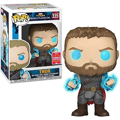 Image of Funko Pop Marvel Ragnarok Thor with Odin Force Collectible Figure SDCC 2018
