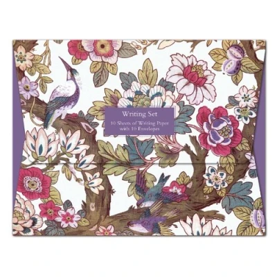 Image of Museums and Galleries Marketing. Classics 18.8 x 24.5cm Birds in the Forest Writing Paper Sheet with Envelope (Pack of 10)