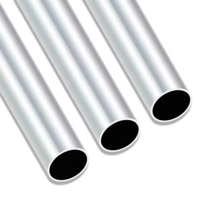 Image of iMeistek 6063 Aluminium Round Tube, 250mm Length 26mm OD 24mm ID Seamless Straight Tubing for Industrial, Decorative, Architectural (3PCS)