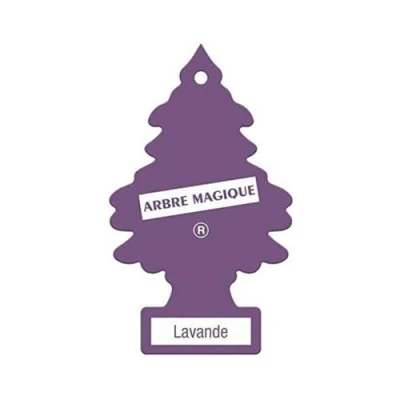 Image of Little Trees Arbre Magique Lavender Perfumed Air Freshener Super Long Lasting Scent for Car, Home, Office, etc