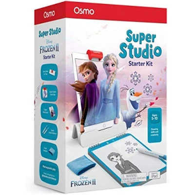Image of Osmo Super Studio Disney Frozen 2 Ages 5 11 Learn to Draw For iPad or Fire Tablet