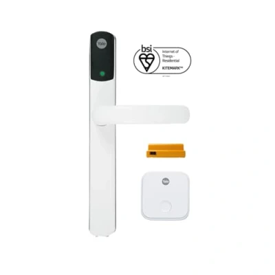 Image of Yale Conexis L2 Smart Door Lock Remote Access From Anywhere, Anytime, No Key Needed, Works with Alexa, Google Assistant and Philips Hue White