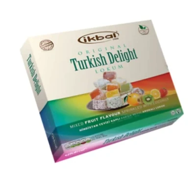 Image of Ikbal Turkish Delight Mixed Fruit with Coconut 350gr x 5 Pack