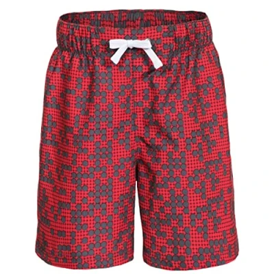 Image of Trespass Kids Alley Summer Shorts for Children/ Kids/ Boys/ Toddlers ages 2 12 Outdoor/ Fun/ Sports/ Leisure/ Beach/ Holiday Red, 3/4