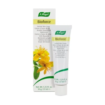 Image of A.Vogel Bioforce Cream For Dry, Chapped and Cracked Skin Protects, Nourishes Softens Rough using extracts of fresh herbs Contains Witch Hazel 35g