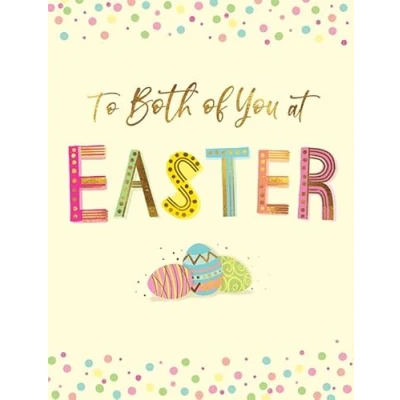 Image of Piccadilly Greetings Easter Card, To Both of You 8 x 6 inches