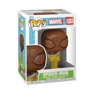 Image of Funko POP! Marvel: Spider Man Easter Chocolate Marvel Comics Collectable Vinyl Figure Gift Idea Official Merchandise Toys for Kids &amp; Adults Comic Books Fans