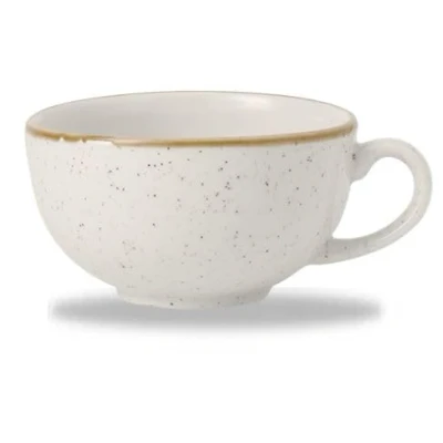 Image of Churchill Stonecast Barley White Cappuccino Cup 10oz 28cl, SWHSCB111
