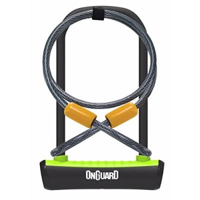 Image of OnGuard Neon U Lock/Cable Green