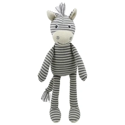 Image of Wilberry Knitted Zebra Soft Toy WB004335