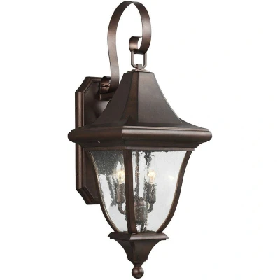 Image of Oakmont 2 Light Outdoor Medium Wall Lantern Bronze IP44, E14