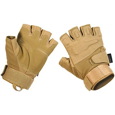 Image of MFH Protect Fingerless Gloves Coyote Tan size M