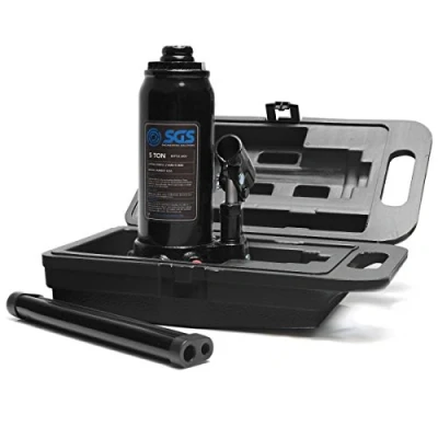 Image of SGS 5 Tonne Hydraulic Bottle Jack with Carry Case Compact, Reliable Lifting Solution for Cars and Light Trucks