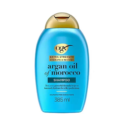 Image of OGX Hydrate &amp; Revive+ Argan Oil of Morocco Extra Strength pH Balanced Shampoo 385ml