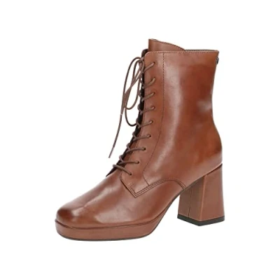 Image of Caprice Women&#039;s 9 25325 41 Lace up Ankle Boots with Heel, Cognac Nappa, 6 UK