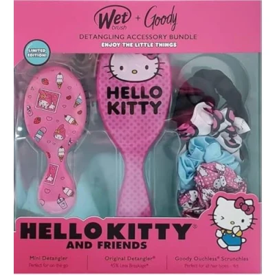 Image of Wet Brush + Goody Detangling Accessory Bundle Hello Kitty And Friends Scrunchies Set Kit (1632833), 1.0 Ounce