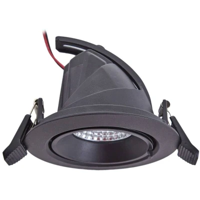 Image of Arcchio Harcos LED downlight, black, Ø 11 cm, 4,000K