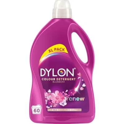 Image of Dylon Blossom Colour Detergent (60 wash Loads), Liquid Laundry for all Coloured Clothes, renewing in every with optimal results 10 washes