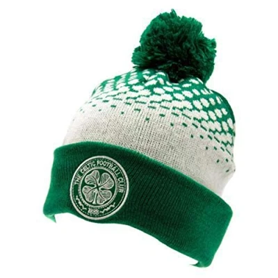 Image of Celtic FC Fade Knitted Bobble Hat