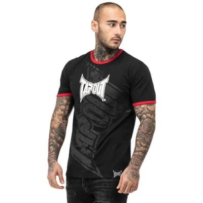 Image of Tapout Men&#039;s Trashed T Shirt, Black/red/White, L