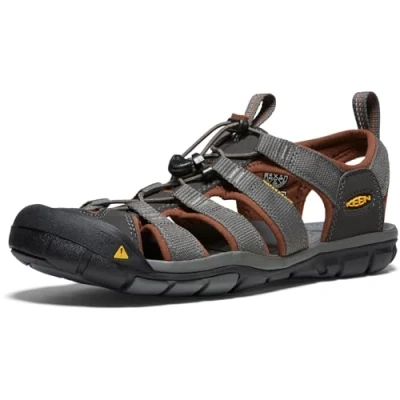 Image of KEEN Men&#039;s Clearwater CNX Sandal, Brown Raven Tortoise Shell, 11 UK