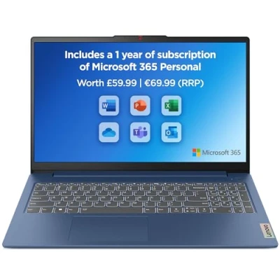Image of Lenovo IdeaPad Slim 3 16 Inch WUXGA Laptop (Intel Processor U300, 4GB RAM, 128GB SSD, Windows 11 Home in S mode) Abyss Blue