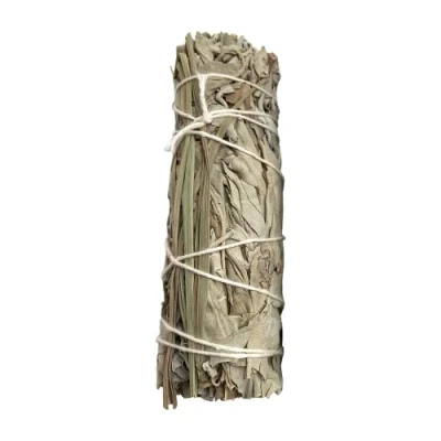 Image of VIE Sage Smudge Stick 4&quot; (White &amp; Sweet Grass, 4&quot;, Pack of 1)