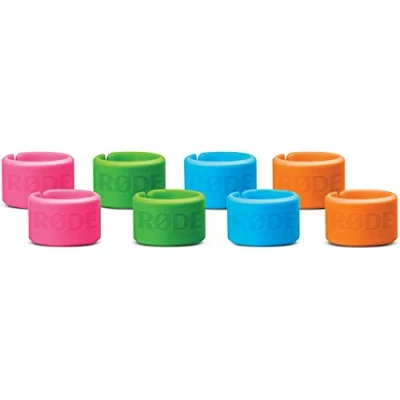 Image of RØDE XLR ID Cable Identification Rings 8 Coloured