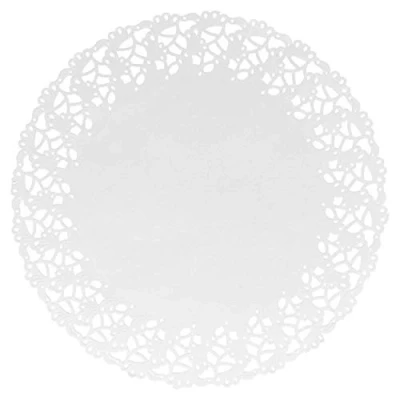 Image of Garcia de Pou Round Doilies, Paper, White, 27 x 30 cm