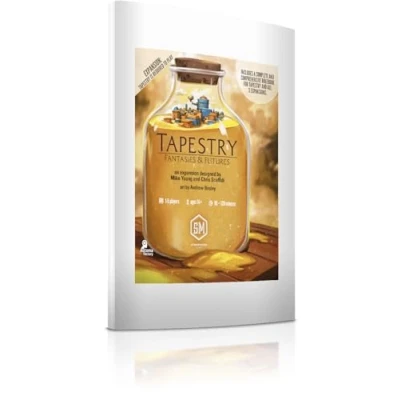 Image of Stonemaier Games Tapestry: Fantasies &amp; Futures Expansion, Strategy Building Game, Ages 14+, 1 5 Players, 90 120 MIn