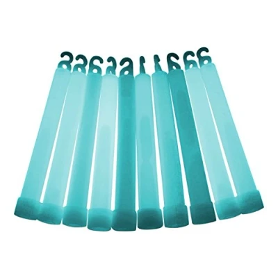 Image of 6 inch Premium (15mm) Glow Sticks (10 Pack, White)
