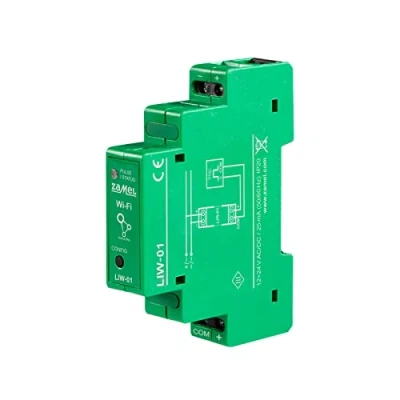 Image of Supla Zamel Subtle Universal Easy to Configure Data Transfer Solid Compact Use WiFi Pulse Counter LIW 01 Green