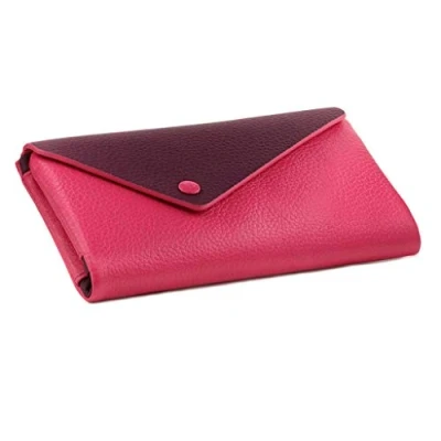 Image of Otto Angelino Genuine Leather Envelope Wallet with Phone Compatible Slots RFID Blocking Unisex