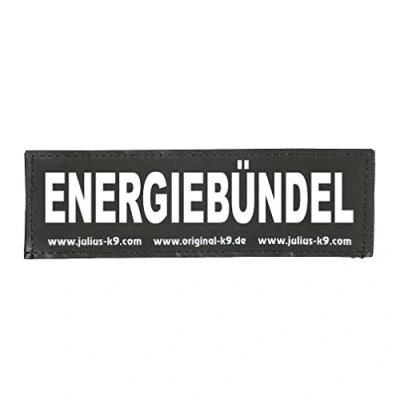 Image of Interchangeable Patches, 1 pair, ENERGIEBÜNDEL, Size: Small, Black