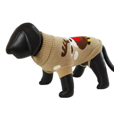 Image of Nobby Comet Dog Jumper, Beige, 20 cm