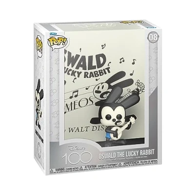 Image of Funko Pop! Art Cover: Disney 100 Oswald the Lucky Rabbit Standard Characters Collectable Vinyl Figure Gift Idea Official Merchandise Toys for Kids &amp; Adults Movies Fans