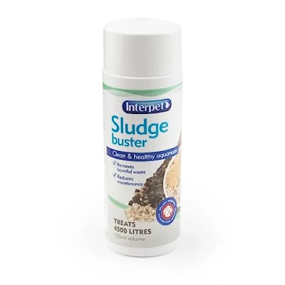 Image of Interpet Sludge Buster Aquarium Treatment, 125 ml, Removes Harmful Waste, Reduces Maintenance, Fast Acting Beneficial Bacteria