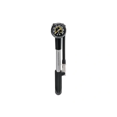 Image of Topeak 360 PSI/24.8 Bar Pocket Shock DXG Dial Gauge, Silver