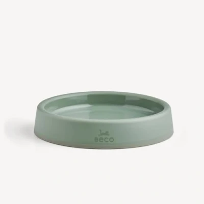 Image of Beco Steady Cat Bowl, Feeding &amp; Water, Olive Green