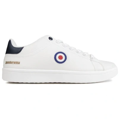 Image of Lambretta Mens Pinball Court Trainers White 8 UK