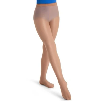 Image of Capezio Women&#039;s Ultra Shimmery Footed Tight, Suntan, L