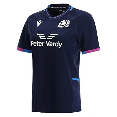 Image of Macron scotland rugby 2021/22 womens fit home replica shirt