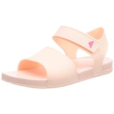 Image of Fitflop iQUSHION Kids Junior Ergonomic Back Strap Sandals Flip Flop, Pink Salt, 12 UK