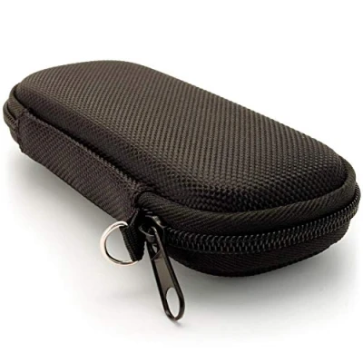 Image of iGadgitz U6688 EVA Carrying Hard Case Cover Compatible with Olympus Digital Voice Recorders Black