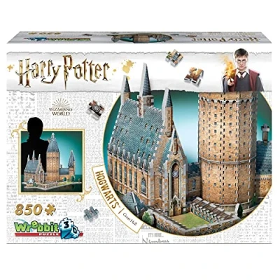 Image of Wrebbit 3D Harry Potter Hogwarts Hall Puzzle Ages 14+