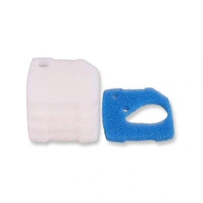Image of INGVIEE Compatible Prefilter Fine Pad Set for Eheim Professional 4+ 250/250T/350/350T/600 and Pro 4e+ 350 (4 x White Fine, 1 Blue Coarse)