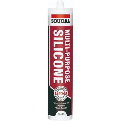 Image of Soudal Multi Purpose Silicon Clear 270ml