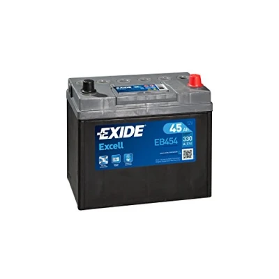 Image of 0058054523 Starter battery EXIDE EXCELL EB454 12V 45Ah 330A B24 Lead acid
