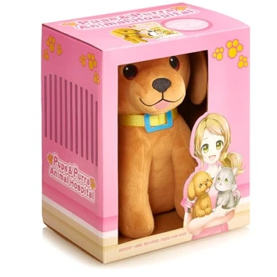 Image of Numskull Pups and Purrs Animal Hospital Game Dog Plushie 20 Mini Games with 18 Breeds Video for Children